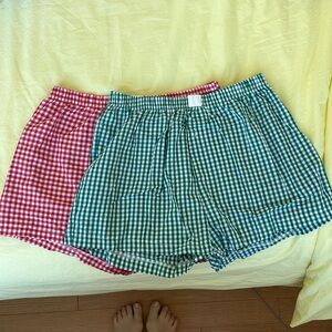 Gingham Boxers (Selling as Bundle)